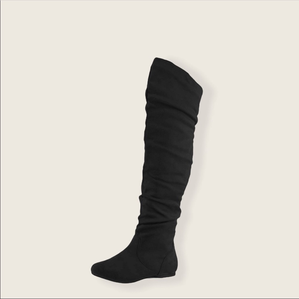 Women's Over the Knee Slouchy Flat Boots